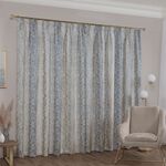 PENCIL PLEAT OMBRE CHENILLE SAGE 66x72 Curtains