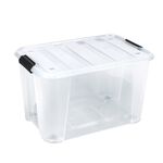 Storage Master 52L Rolling Ultra Clear Storage Box