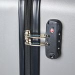 Large Lightweight Hardshell Luggage - Silver Grey