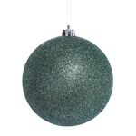 3 PACK 12CM Forest Green Baubles