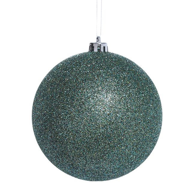 3 PACK 12CM Forest Green Baubles