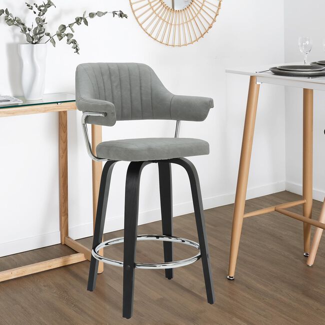 BEAMOUNT Barstool Light Grey