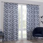 PENCIL PLEAT MOONGLADE NAVY 66x72 Curtain
