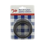 Tala Smooth Edged Pastry Cutters 3 Pack