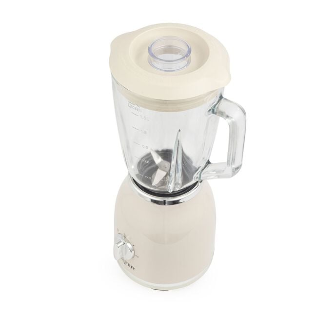 SALTER RETRO CREAM 1.5L Glass Jug Blender