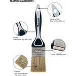 Rolling Dog 50mm Paint Brushes With Rubber Handle