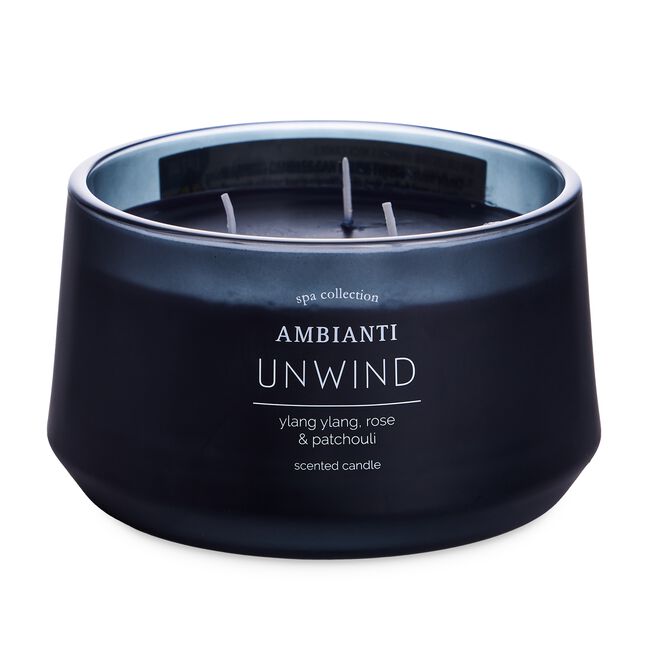 Ambianti Spa Collection Unwind 3 Wick Candle