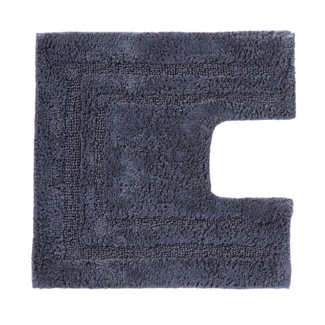 COTTON BORDER BLUE GRANITE 50x50 Pedestal Mat