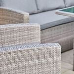 Toscana 5 Piece Rattan Lounge Dining Set