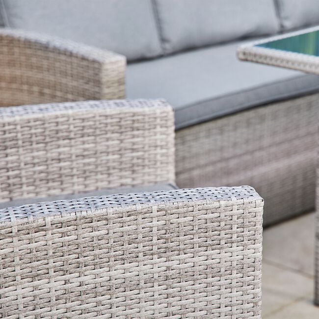 Toscana 5 Piece Rattan Lounge Dining Set