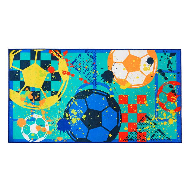 Football Hero Rug 80cm x 150cm