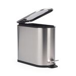 BELDRAY 5L D SHAPE STAINLESS STEEL Soft Close bin