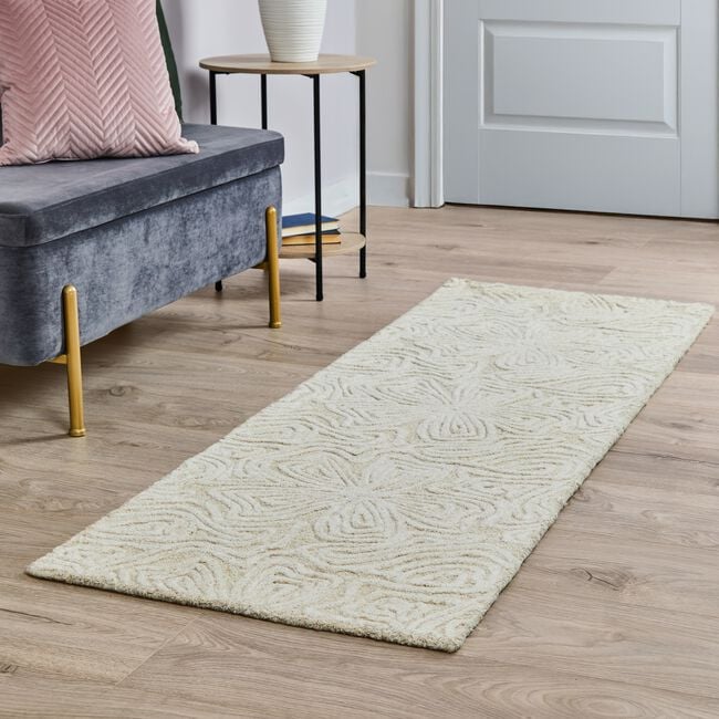 Glaslough Ivory Runner 66cm x 200cm
