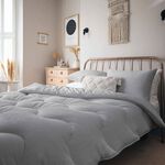 COVERLESS WAFFLE GREY SINGLE 10.5TOG Duvet