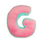 LETTER G Cushion Pink/Duck Egg