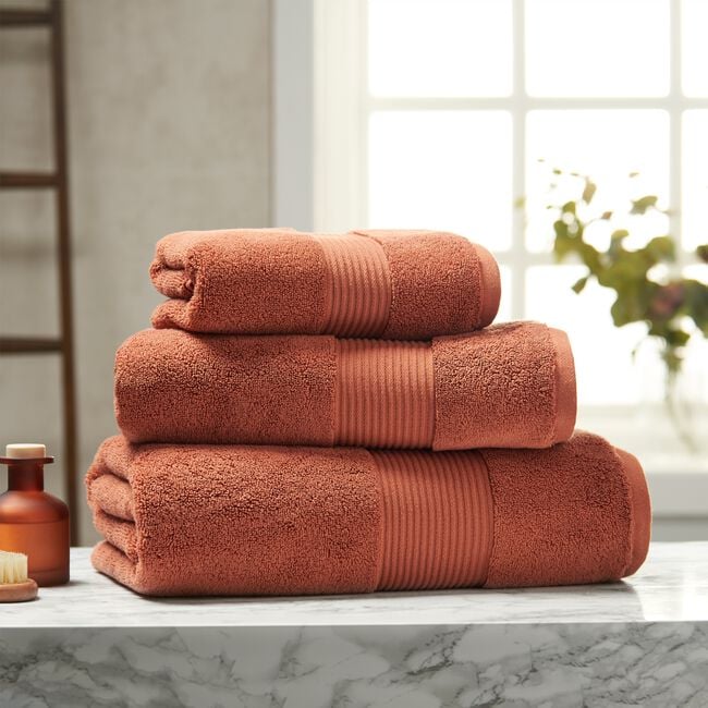 600GSM WESTBURY RUST 50x90 Hand Towel