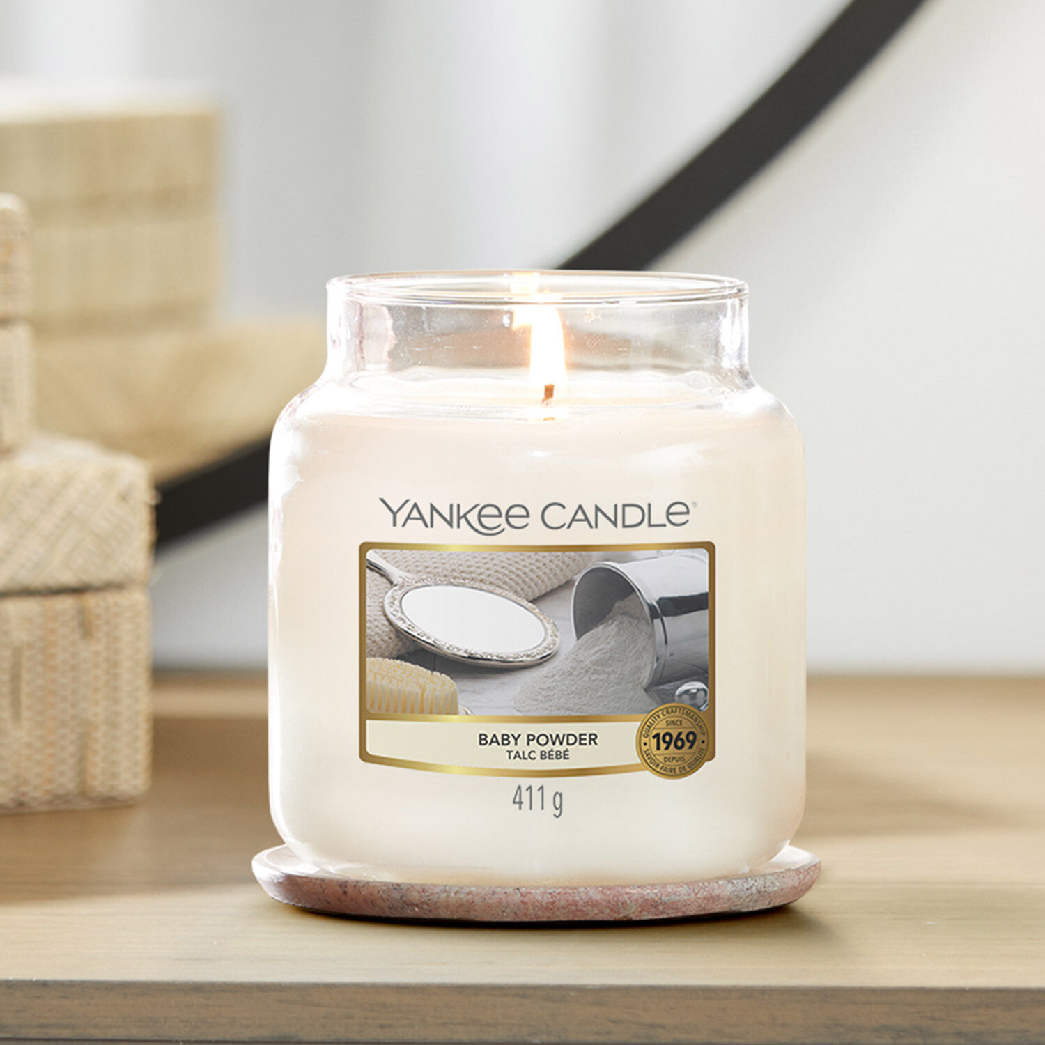 Yankee Candle Baby Powder Jar Home Store + More