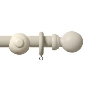 RENNAISSANCE 28MM BALL 120CM Wooden Pole Cream