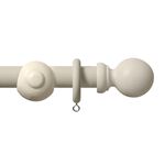RENNAISSANCE 28MM BALL 120CM Wooden Pole Cream