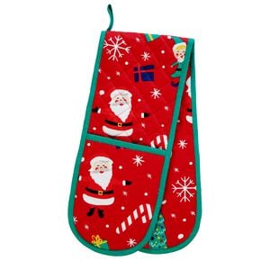 Santa's Workshop Double Oven Glove