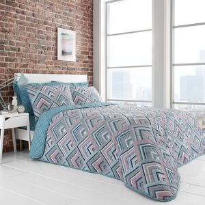 Chatham Bedspread 200 x 220cm - Blue