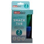 Decor Go 300ml Snack Tub 2 Pack