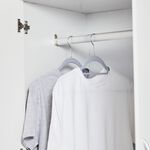 Skinny 10 Pack Grey  Hangers with Anti Slip
