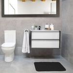 MEMORY FOAM BLACK 40x60 Bath Mat