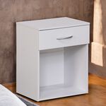 Mayfair White 1 Drawer Beside Locker