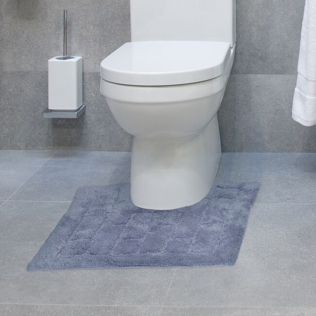 COTTON BRICK PETROL 50x50 Pedestal Mat