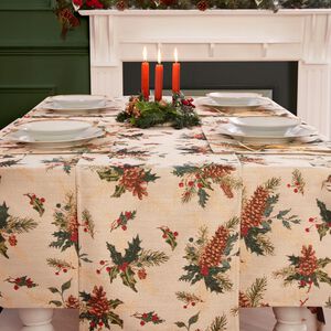 Holly & Berries Table Runner 229cm x 36cm 