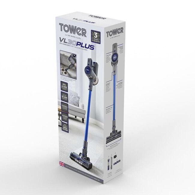 tower vl30 plus 3 in 1 cordless vacuum cleaner review