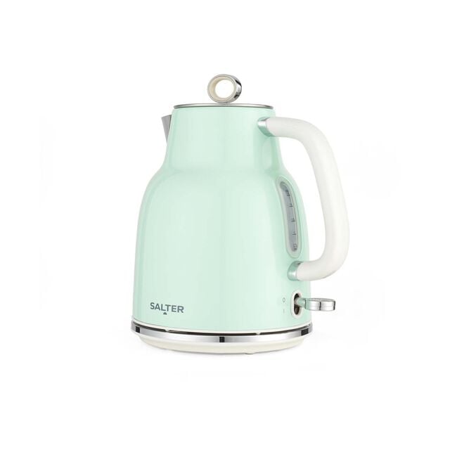 SALTER RETRO GREEN 1.7L Rapid Boil Kettle