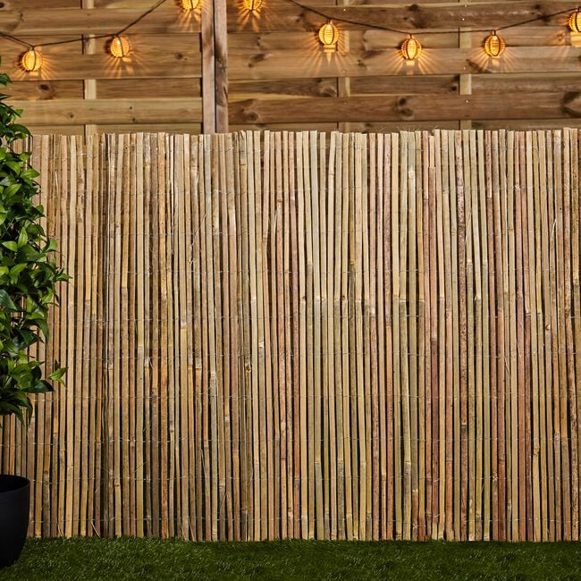 Split Bamboo Privacy Screen 3M x 1M