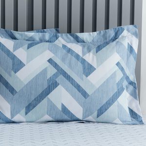 Jonah Oxford Pillowcase Pair - Blue