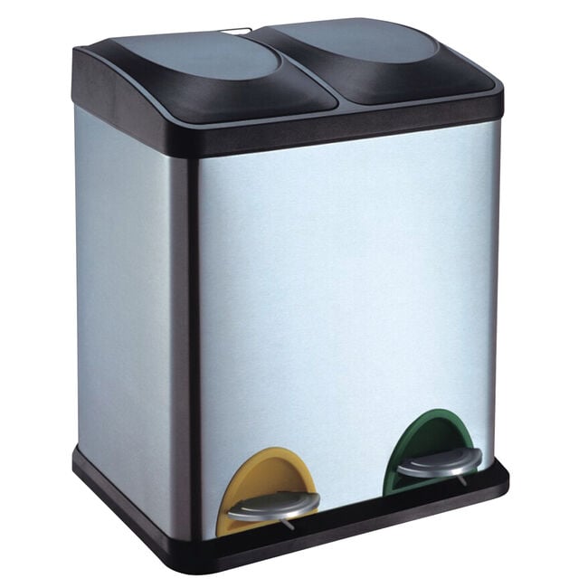 Double Recycling Bin 30 Litre Home Store + More