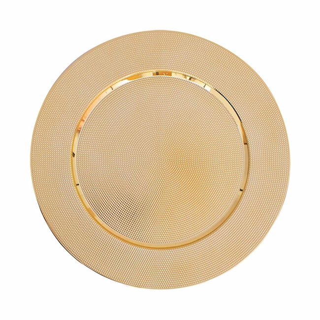 Christmas Gold Charger Plate