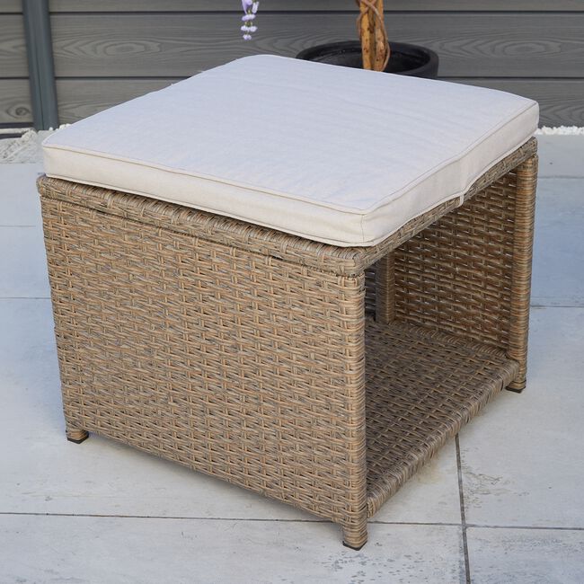 Marsala 5-piece Rattan Garden Set