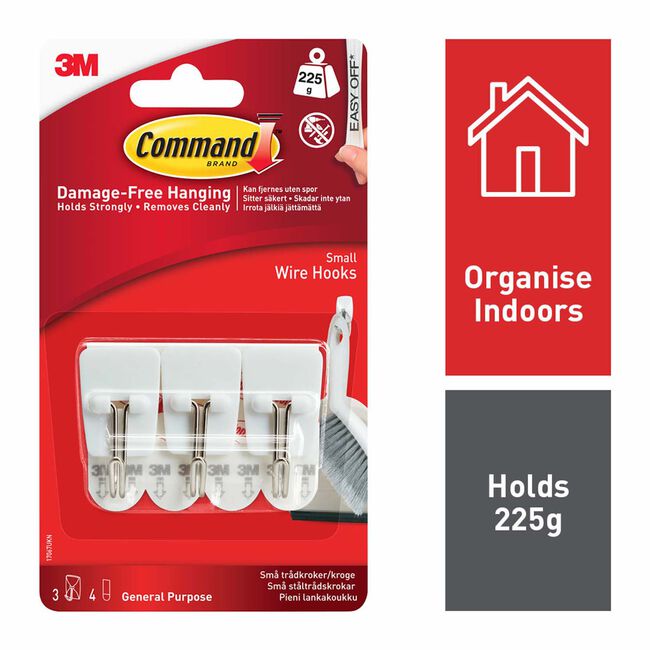 Command 3 Pack Small Wire Hooks