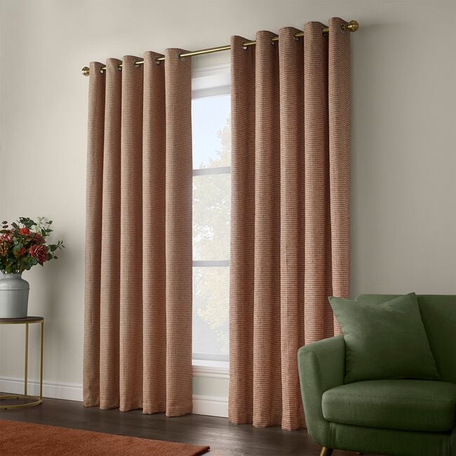 BOXWEAVE RUST 90x90 Curtain 