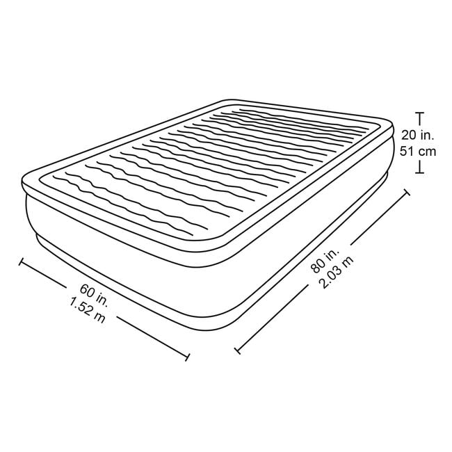 Bestway AlwayzAire Fortech Air Mattress Double