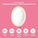 Carmen Rechargeable LED Magnetic Mirror