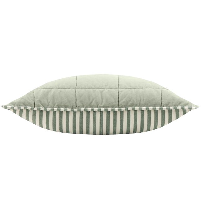 HEBDEN STRIPE FOREST GREEN 55X55 