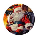 Traditional Santa Christmas Charger Plate