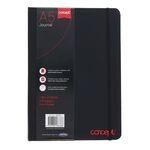 Concept A5 Black Ruled Journal w/ Elastic Closure