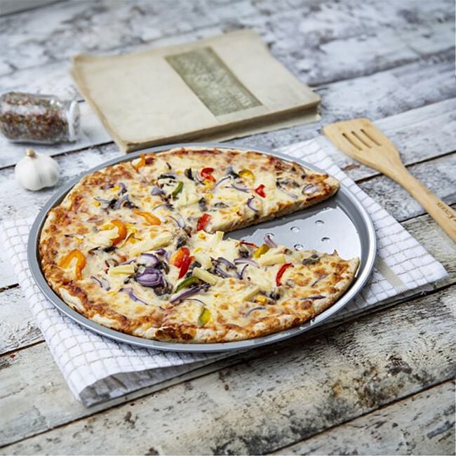 Baker & Salt Silver Pizza Tray 31cm