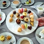 Fiesta Joy Marble Lazy Susan Turntable