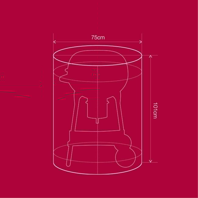 100GSM Kettle BBQ Cover