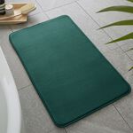 ANTI-BACTERIAL MEMORY FOAM FOREST GREEN Bath Mat 