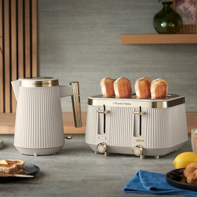 RUSSELL HOBBS BRONTE STONE 4 Slice Toaster